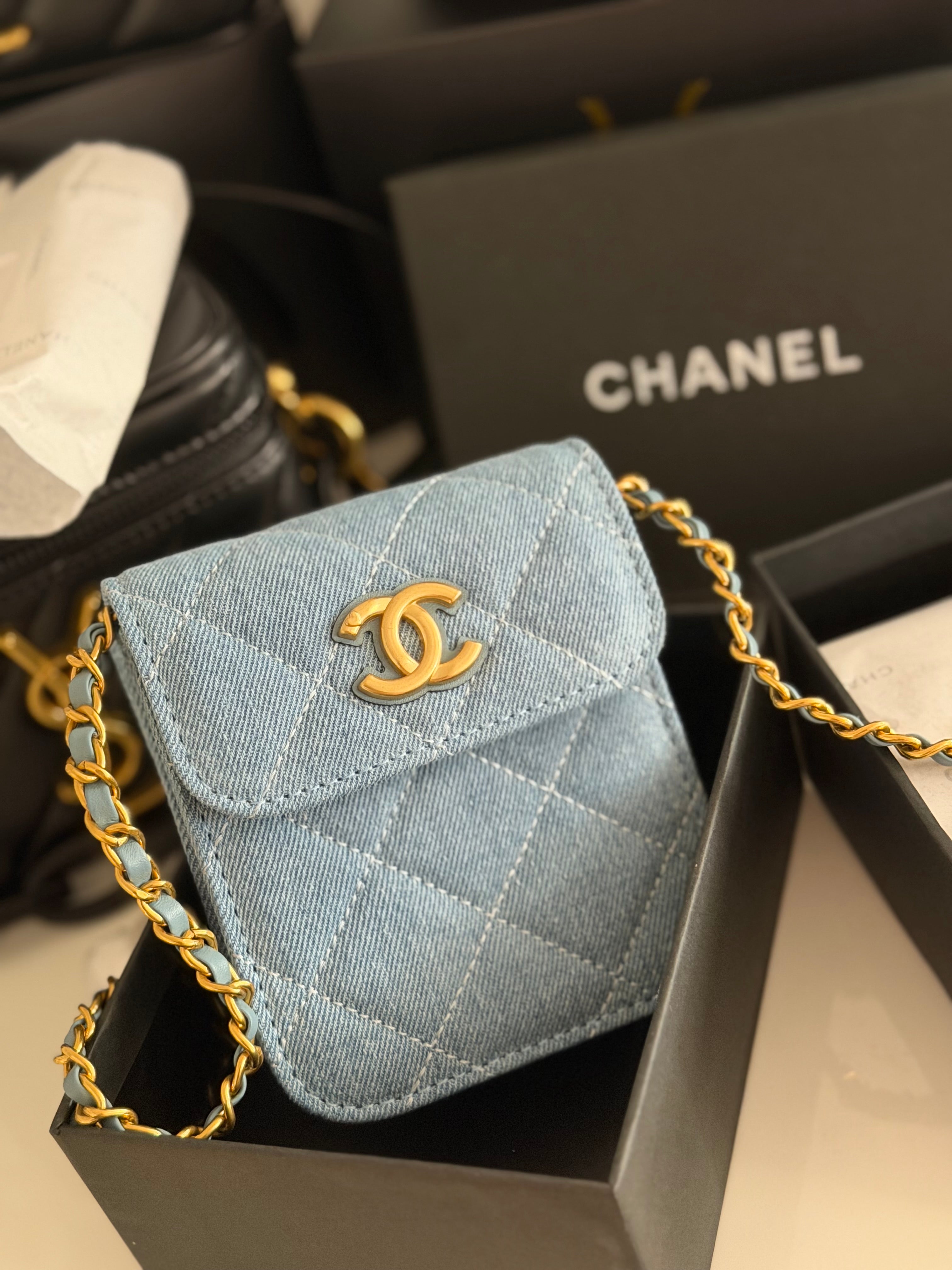 Chanel Denim Crossbody Bag - GWP