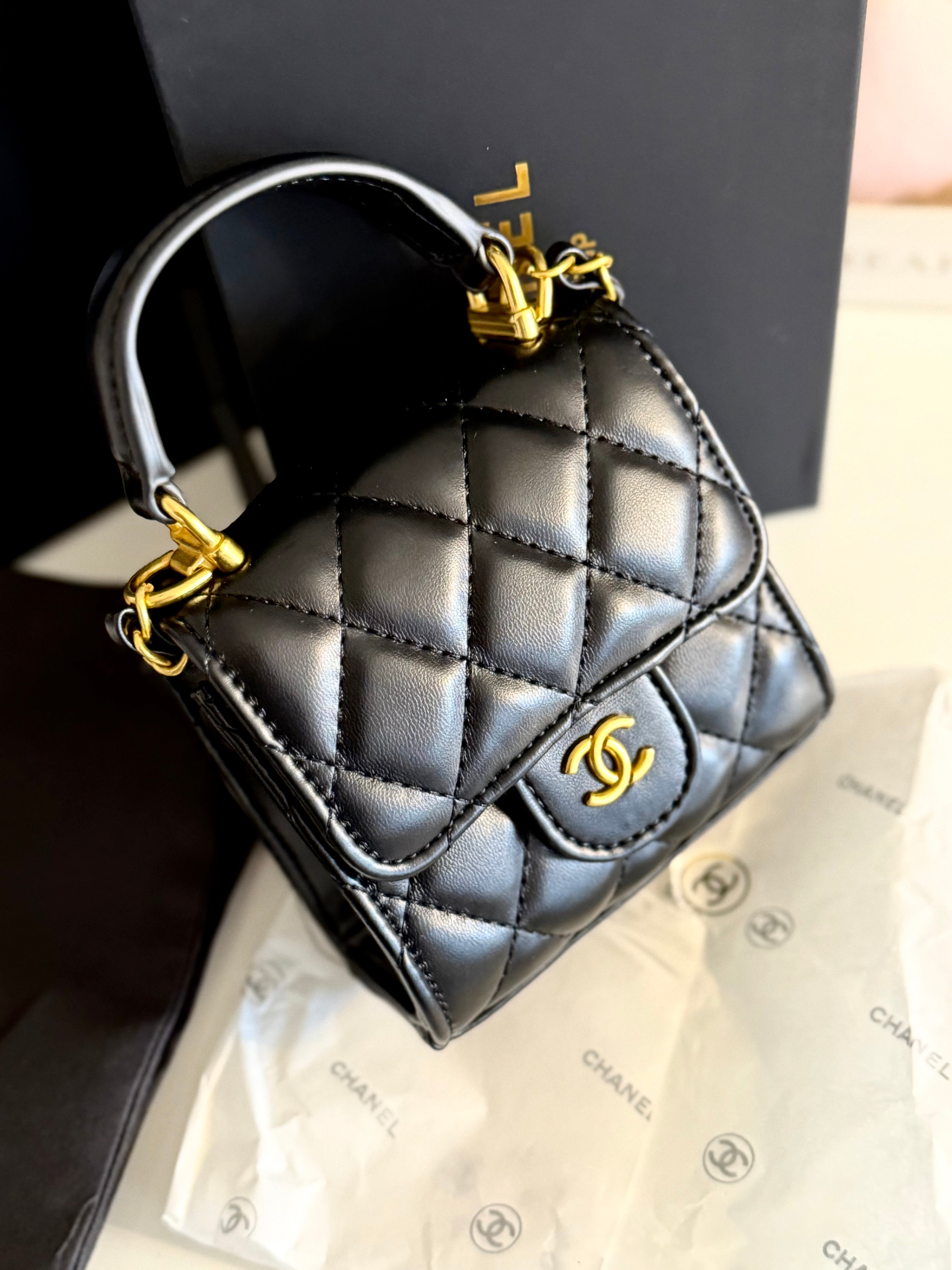 Chanel Top Handle Flap Bag - GWP