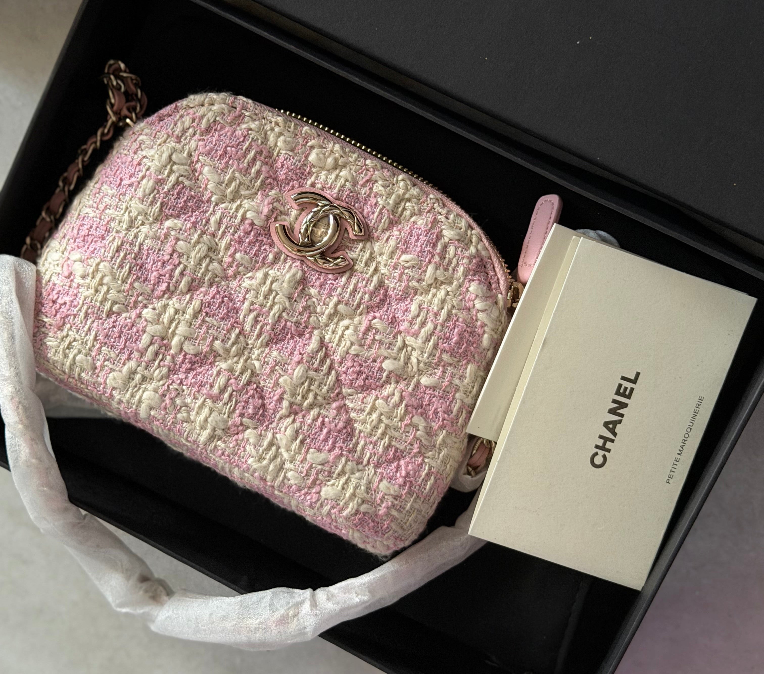 Chanel Pink Tweed Bag - GWP