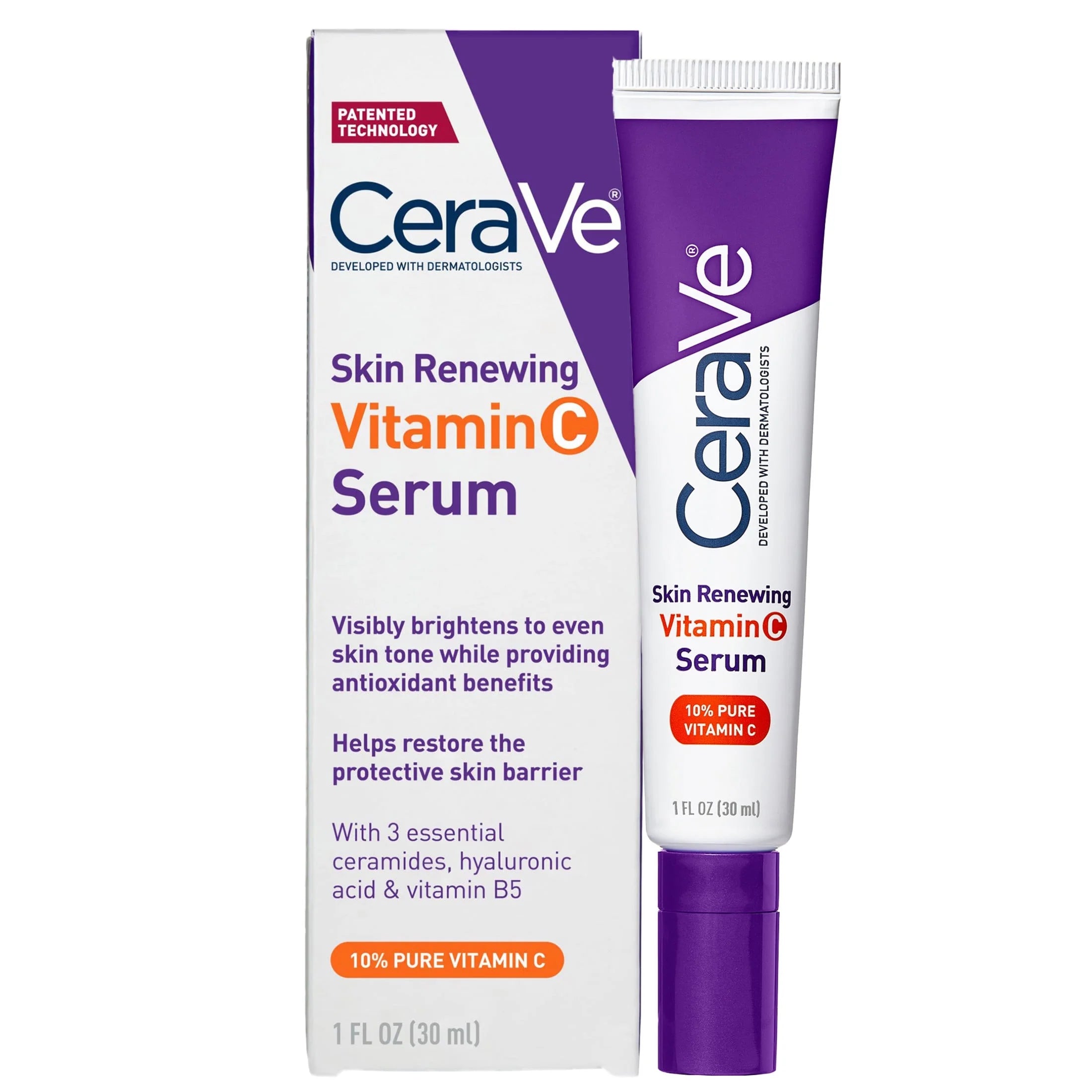 CeraVe Skin Renewing Vitamin C Serum 30mL