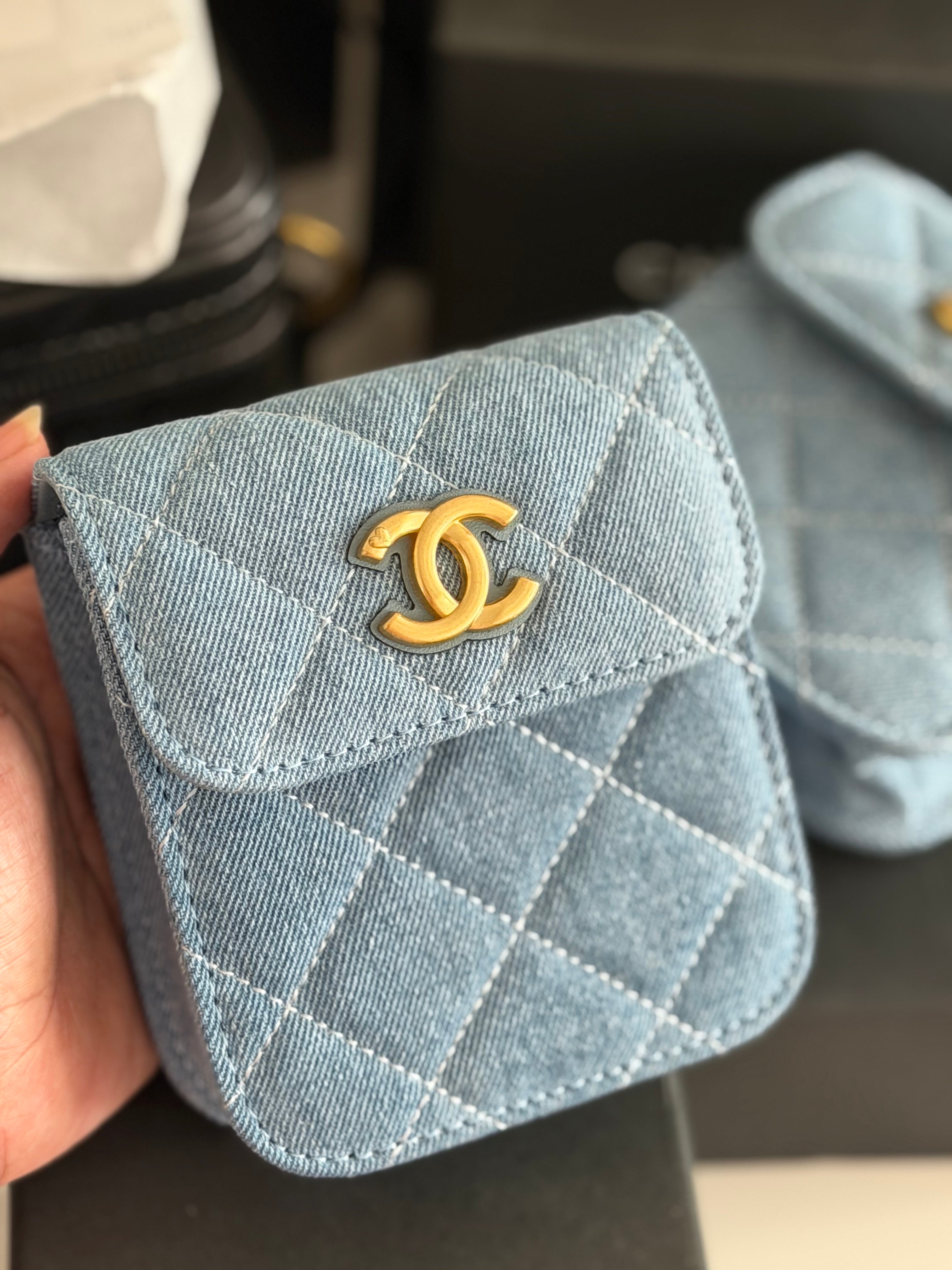 Chanel Denim Crossbody Bag - GWP