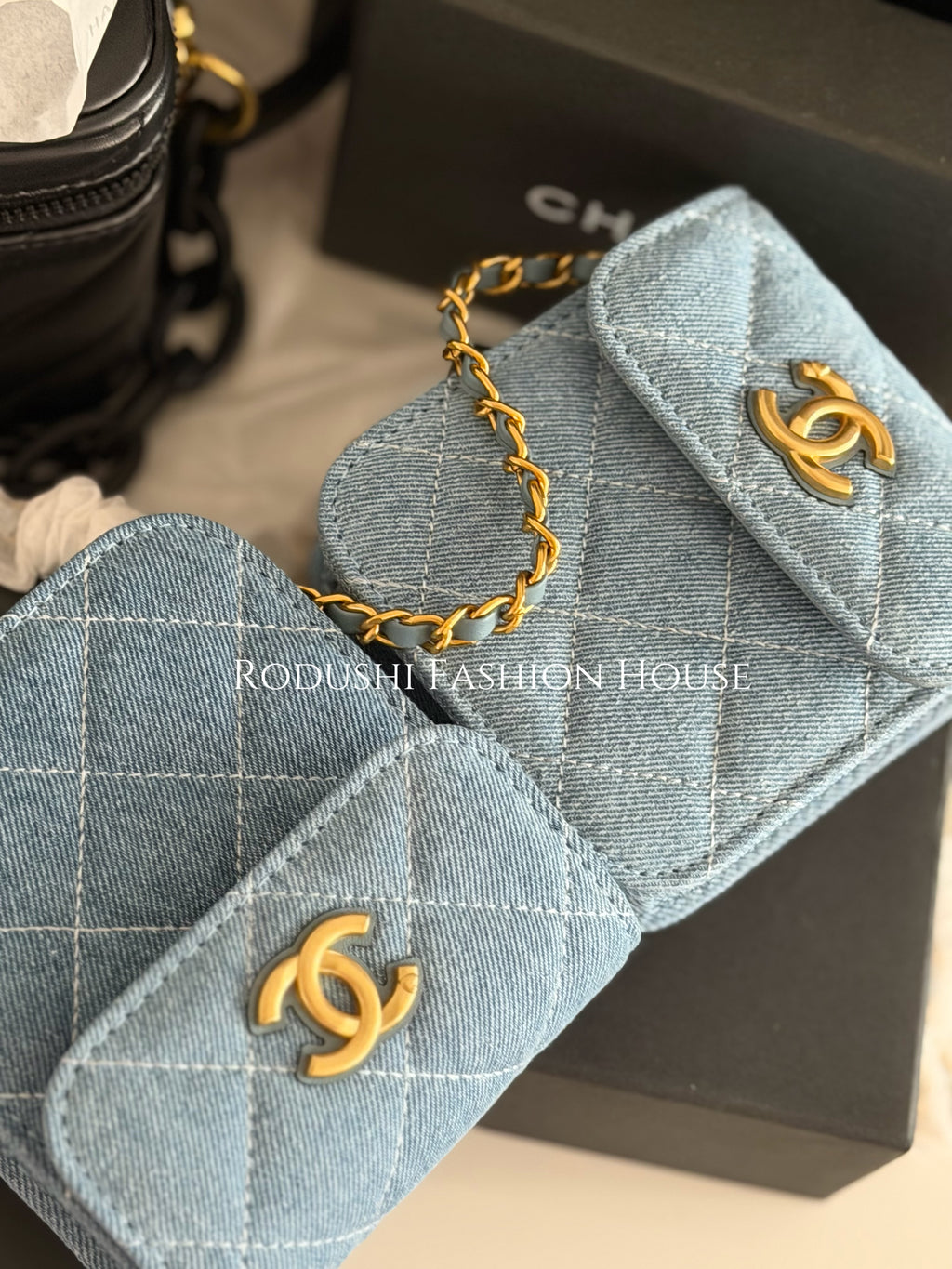 Chanel Denim Crossbody Bag - GWP
