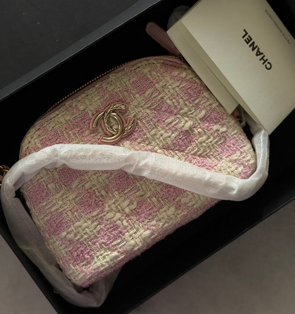 Chanel Pink Tweed Bag - GWP