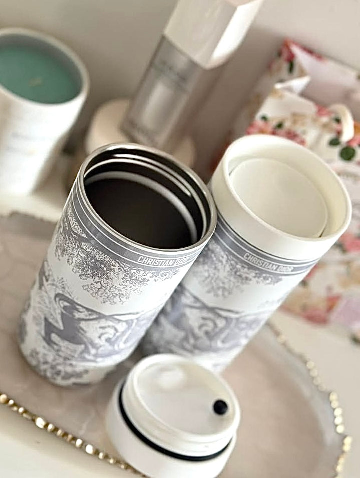 CHRISTIAN DIOR VIP Toile de Jouy Insulated Tumbler In Gray  - GWP