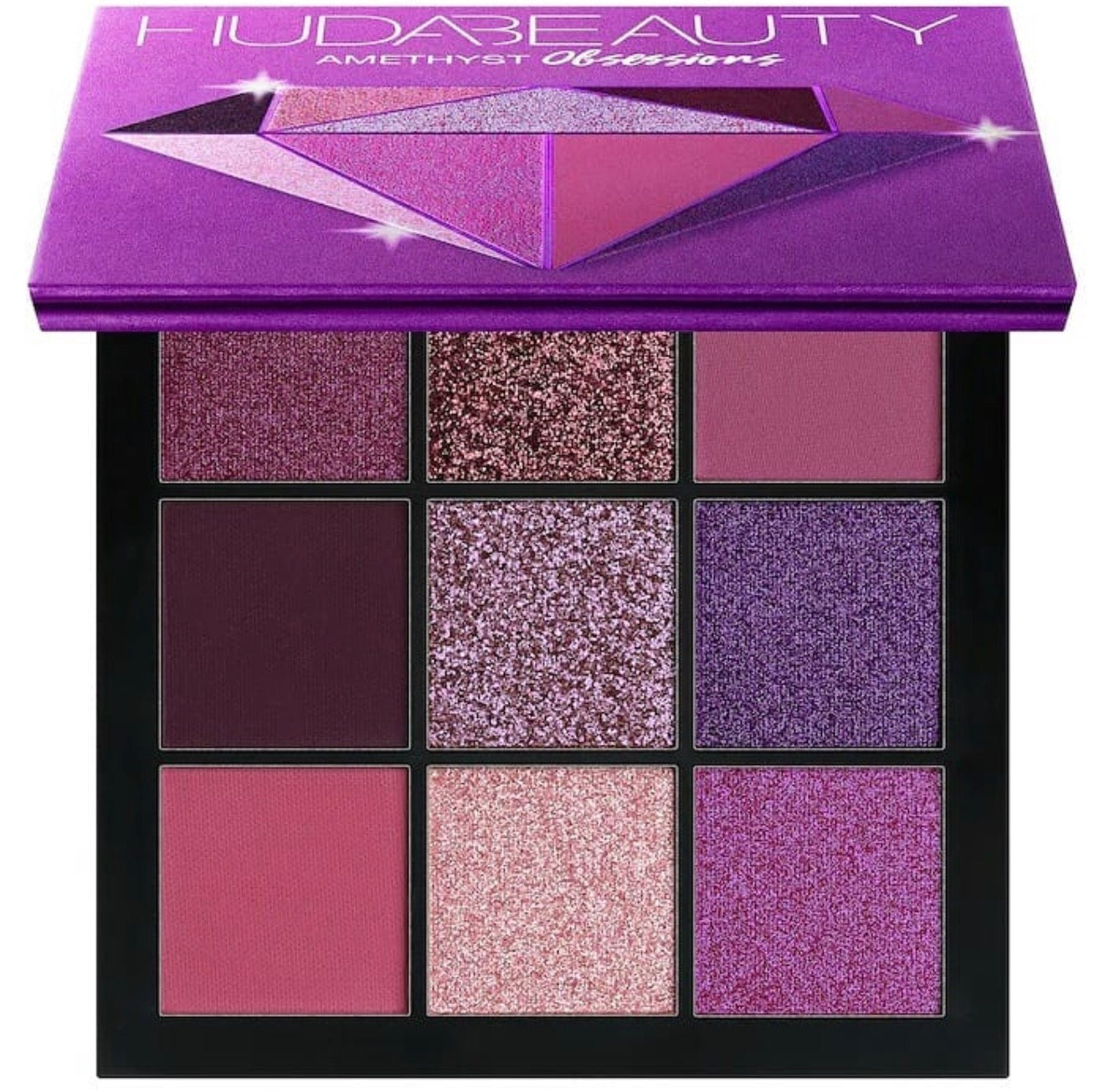 Huda Beauty Mini Obsessions Eyeshadow Palette- Amethyst Obsession