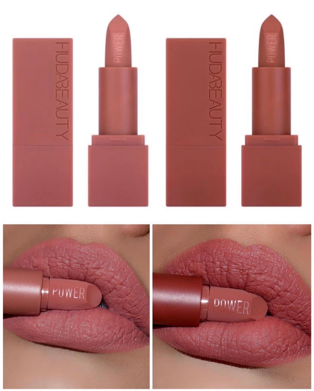 Huda Beauty Mini Power NUDE Bullet Duo Set