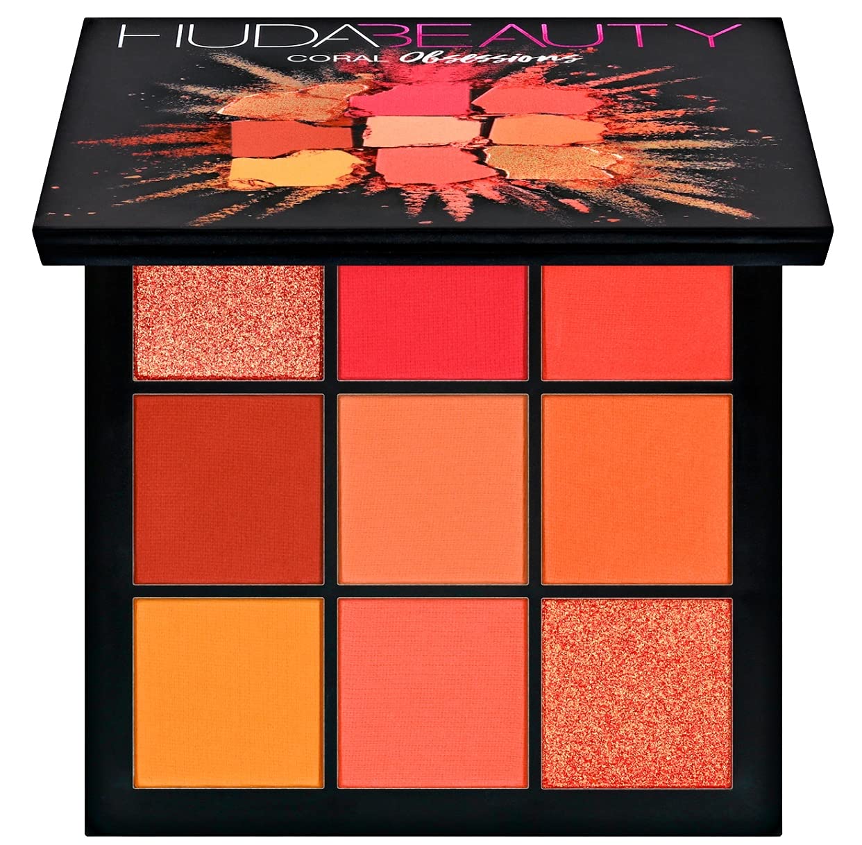 Huda Beauty Mini Obsessions Eyeshadow Palette- Coral Obsessions